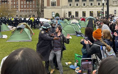 Nypd Arrest Over 100 At Columbia University Protest After World