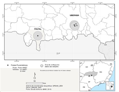 Localiza O Das Esta Es Meteorol Gicas De Uberaba Frutal