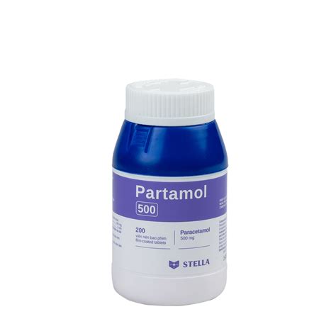 Partamol 500 Chai/200viên Stella | CEVPharma GHCH Kim cương - Vimedimex