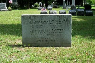 Jeanette Burgess Ela Sawyer 1900 1997 Find A Grave Memorial