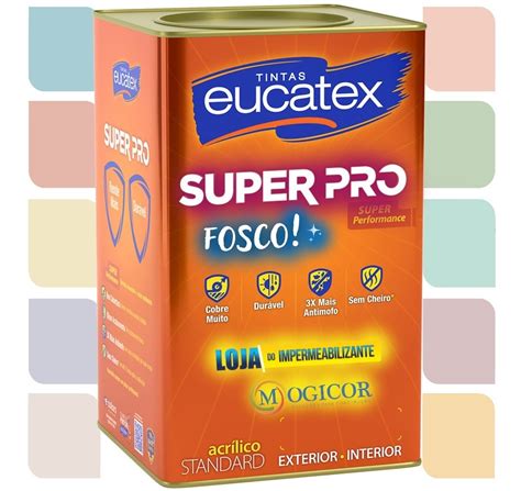Qual A Melhor Tinta Eucatex Ou Suvinil - Tinta Acrílica 18l Parede Rende Muito Eucatex Suvinil Coral ...