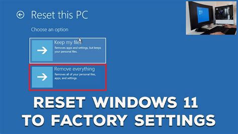 How To Fully Reset Windows To Factory Settings Youtube