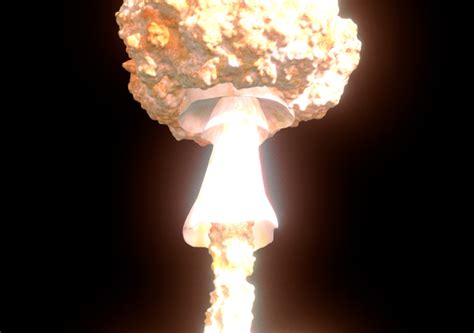 Nuclear Mushroom Cloud | CGTrader