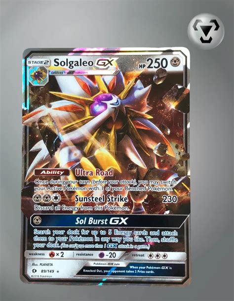 Solgaleo Gx 89149 Sun And Moon Tcg Coleccionistas