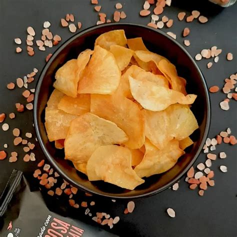 Chips De Batata Doce Sem Gl Ten Belive Sal Rosa