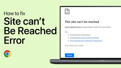 How To Fix This Site Cant Be Reached Error Google Chrome Tech How
