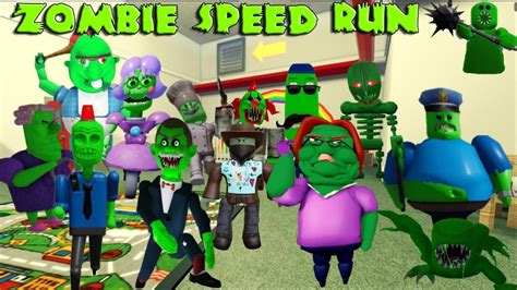 Zombie Speed Runs In All Scary Obby Games Gran Wild West Carnival