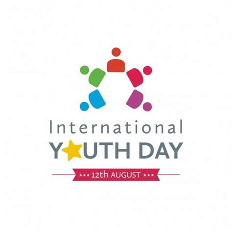 Free Vector International Youth Day Symbol