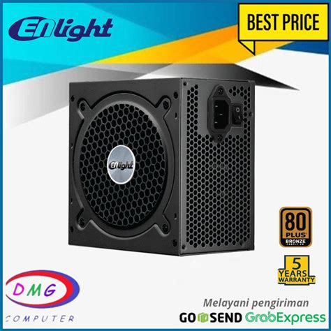 Jual PSU ENLIGHT 550W BLACKSILVER 80 Bronze Modular Power Supply 550