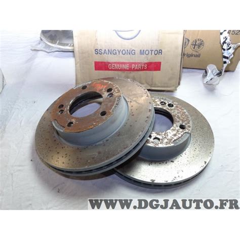 Paire disques de frein avant ventilé 300mm diametre Ssangyong