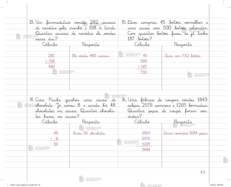 Caderno Do Futuro 4 Ano Matemática Aluno Pdf Grátis