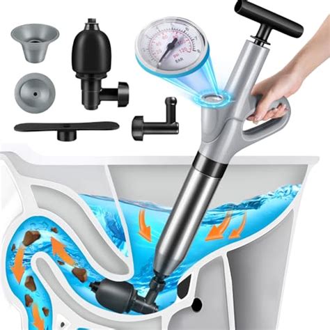 I Tried The High Pressure Toilet Air Drain Blaster Pump And Was Blown