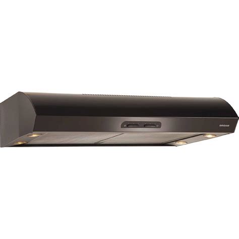 Broan Qp130bl 30” 300 Cfm Under Cabinet Range Hood Black