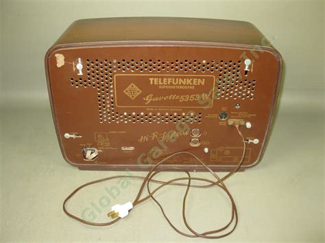 Vtg Telefunken Gavotte 5353 W German Hi Fi System AM FM SW MW Tube