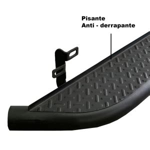 Estribo Tubo D20 85 96 Cabine Simples Preto Front Acessórios Loja