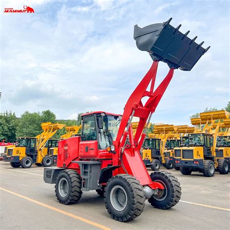 Material Handling Machine Mini Ton Wheel Loader With M Bucket