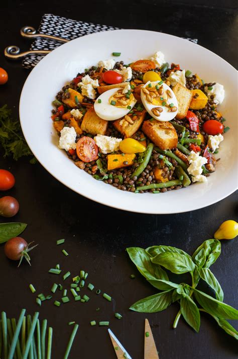 Roast Pumpkin Lentil Salad Gluten Free Growing Home