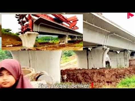 1 BOX GIRDER LAGI TERSAMBUNG KE SUBGRADE PROGRES PROYEK KERETA CEPAT