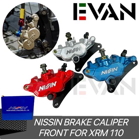 Nissin Front Brake Caliper For Xrm 110 With Brake Made In Thailand Shopee Philippines