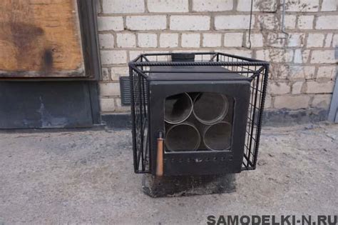 Печь для походной бани своими руками