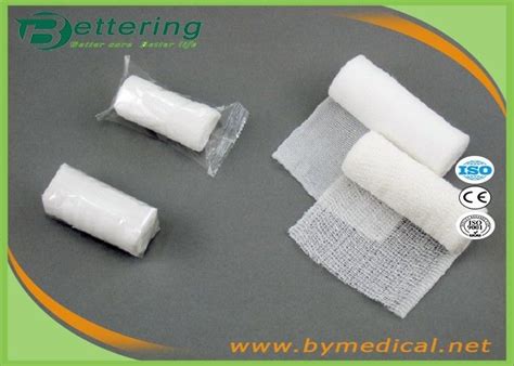 Breathable PBT Elastic Bandage Crepe Medical Gauze Conforming Bandage