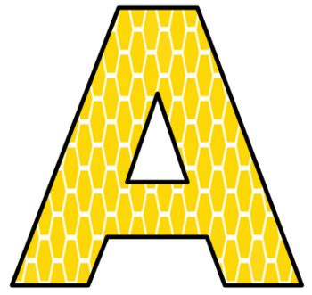 Honeycomb Bee Themed Bulletin Board Letters By Awe Inspiring Teaching