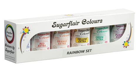 Sugarflair Rainbow Colours Extra Maximal Konzentrierte