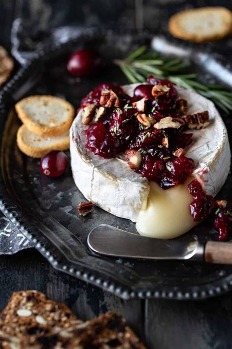 This Simple And Seasonal Baked Brie With Cranberries And Pecans Recipe