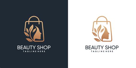 Beauty Shop Logo Template With Creative Style Premium Vector 12933877