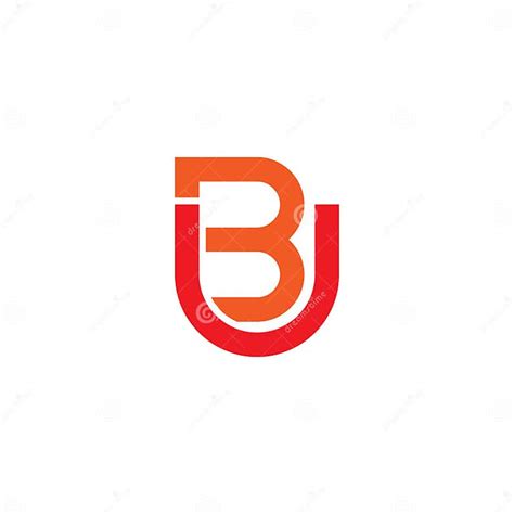 Bu Or Ub Letter Logo Design Bu Or Ub Monogram Initials Logo Concept