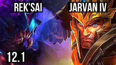 REK SAI Vs JARVAN IV JNG 12 3 7 Godlike 900K Mastery EUW