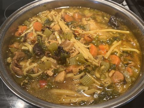 Chicken Vegetable Turmeric Soup Simply Natural Gourmet Cookbook