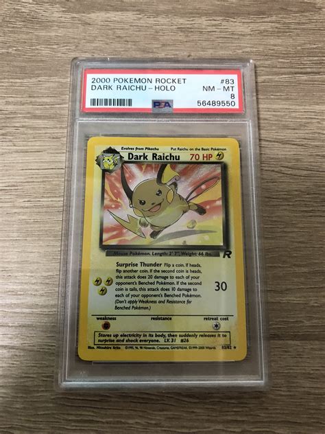 Dark Raichu Card