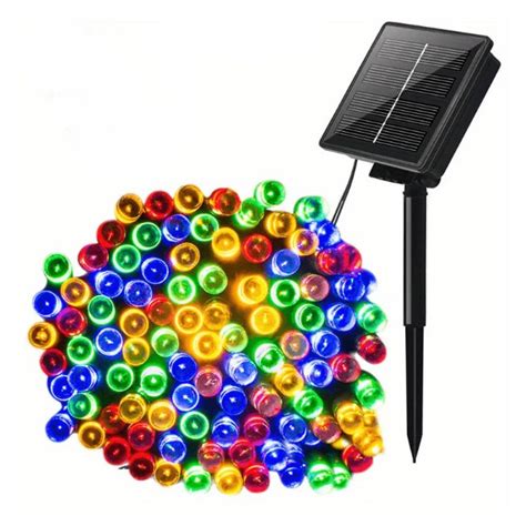 Paniate Catena Luminosa Solare Led Multicolore Con Giochi Luce