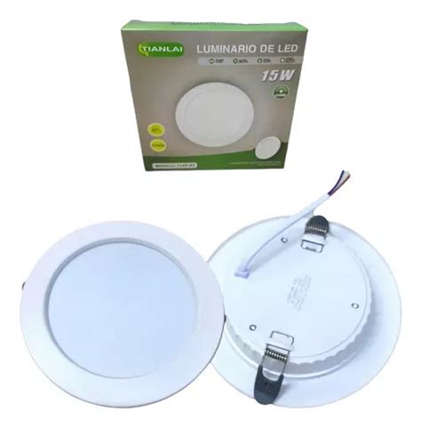 Lámpara Led Empotrable 15w Spot Para Bote 4 Pulgadas 3 Pz MercadoLibre