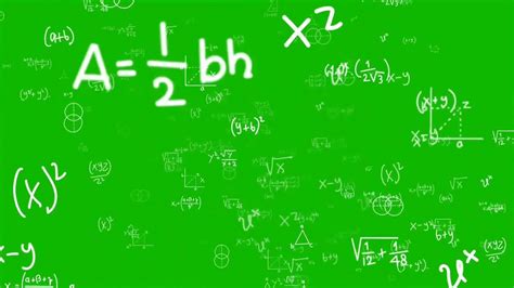 Math Background Greenscreen Effect Chromakey Copyright Free Hd Youtube