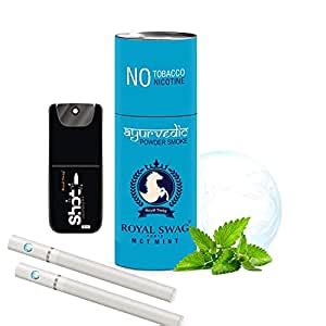 Buy Royal Swag Ayurvedic Herbal Cigarette Mint Flavour Smoke Tobacco