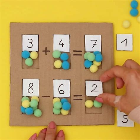 Cardboard Math Learning Board Hello Wonderful