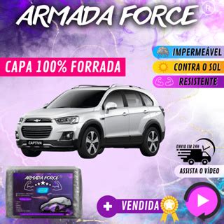 Capa Cobrir Carro Captiva Forrada Armada Force Imperme Vel