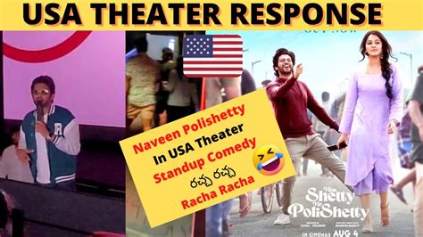 Naveen Polishetty In USA Theater Standup Comedy Miss Shetty Mr