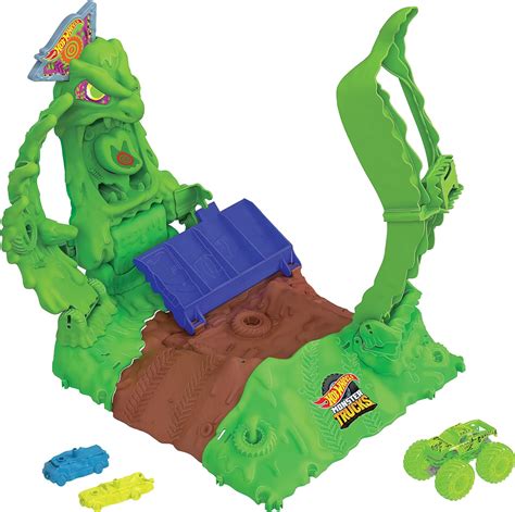 Hot Wheels Monster Trucks Arena De Demoli O Glow In Dark Amazon Br