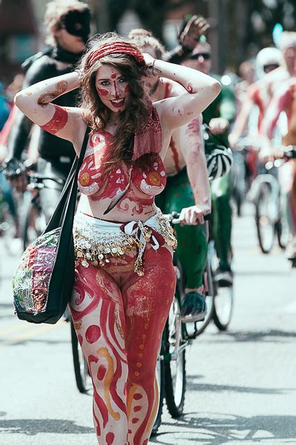 Naked Bike Ride Tens Of Thousands Came Down To The Fremont Flickr