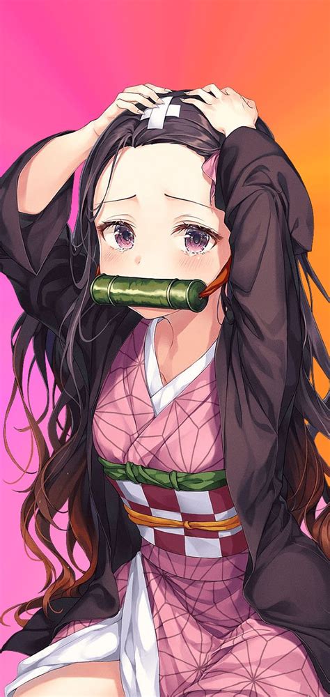 Nezuko Wallpaper Aesthetic Pc Nezuko Kimetsu Yaiba Kamado Wallhere