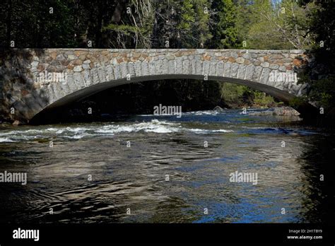 Pohono Bridge over Merced River, Yosemite Valley, Yosemite National ...