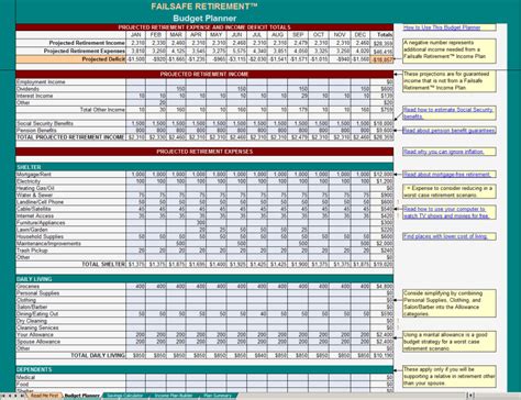 Printable Retirement Budget Worksheet Printable Calendars At A Glance