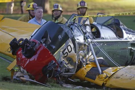 Amazing Photos Of The Plane That Harrison Ford Crash Landed On A Golf