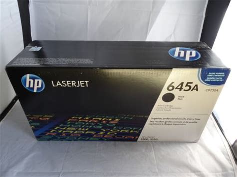 Original Hp C9730a 645a Toner Black Für Color Laserjet 5500 5550 In Ovp