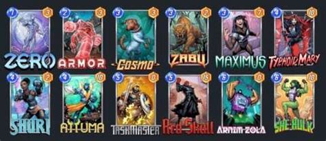 Marvel Snap Decks Best Zabu Decks Gamespot