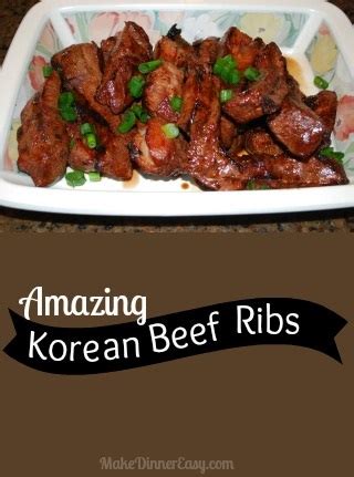 Korean Beef Ribs, BBQ Beef Ribs