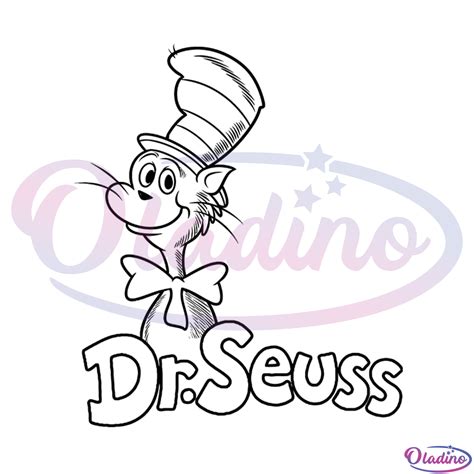 Dr Seuss Clip Art Black And White